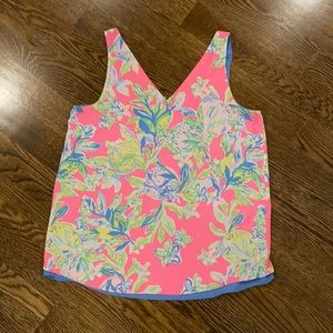 Lilly Pulitzer reversible silk top!